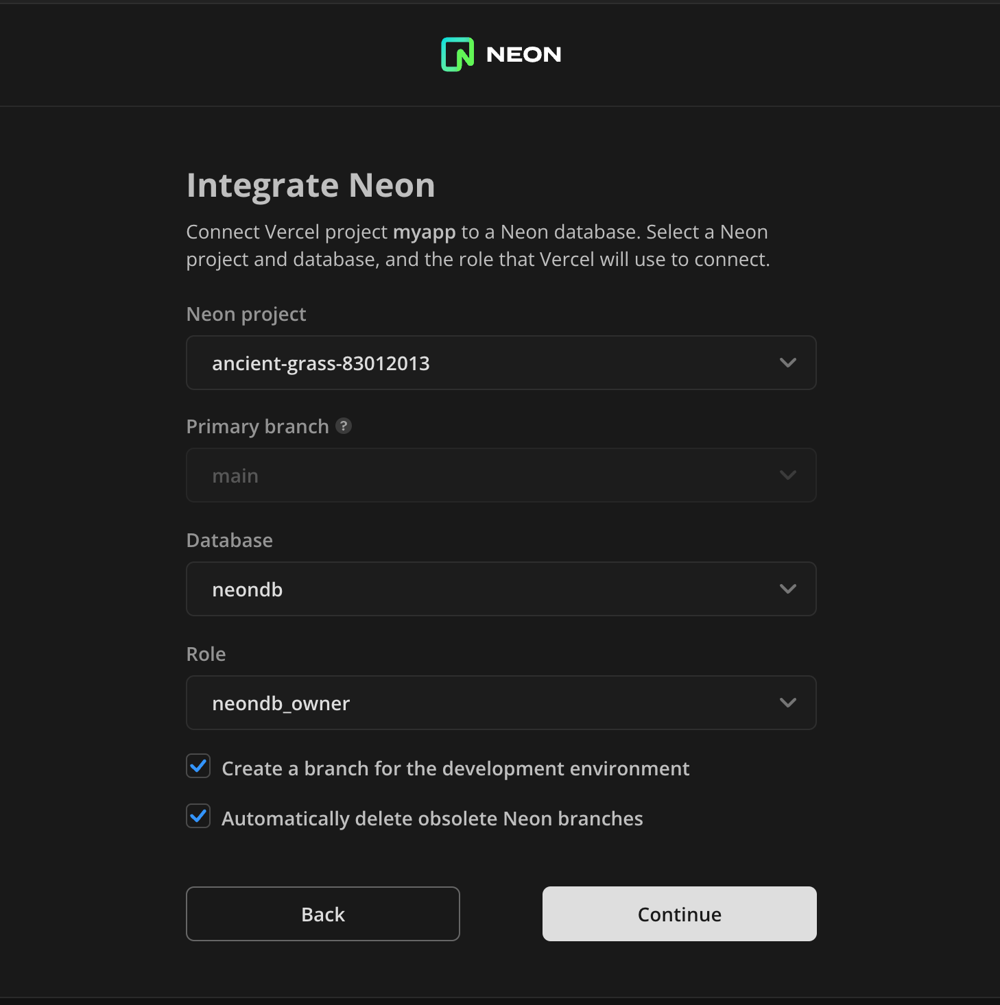 Connect a GUI application - Neon Docs