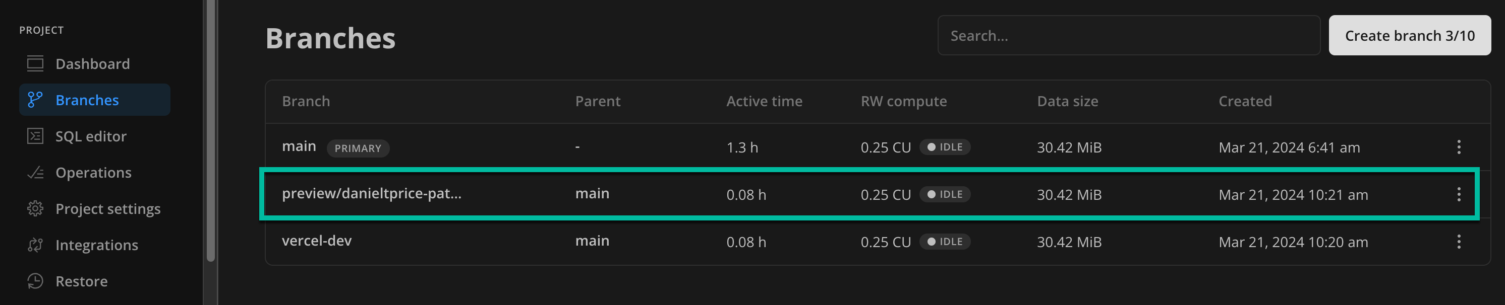 Connect a GUI application - Neon Docs