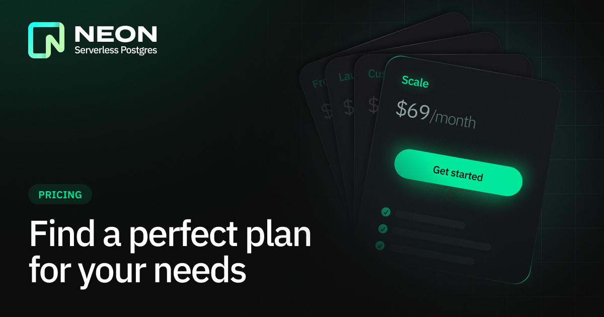 Pricing — Neon