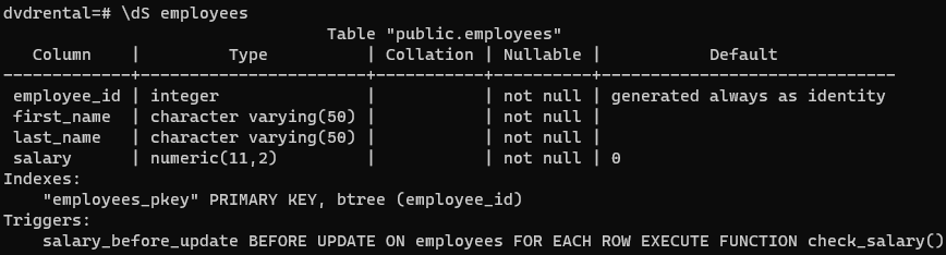 postgresql trigger ストア 関数 new old レコード名